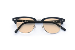 Livingstone Ii Matte Black Lenses Tangerine £85