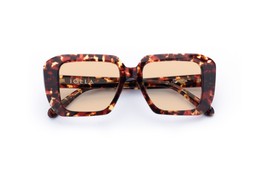 Morven Dark Tortoise Lenses Tangerine £85