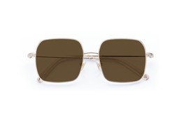 Rae Ii Brushed Gold Lenses Brown £85