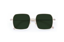Rae Ii Brushed Gold Lenses Green £85