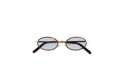 Skye in Brushed Gold and Deep Havana with Glacier tint