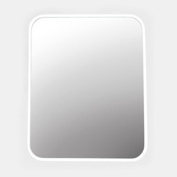 OHS Framed Bathroom Wall Vanity Mirror-White-£20
