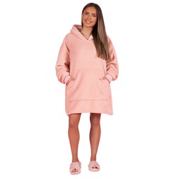 Adult Hoodie Blanket - Pink