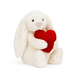 Bashful Red Love Heart Bunny £33
