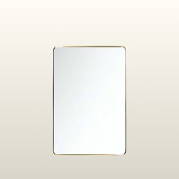 Portland | Rectangular Gold Mirror | 90x60