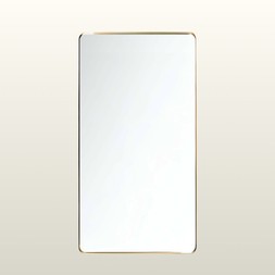 Portland | Rectangular Gold Mirror | 180x90