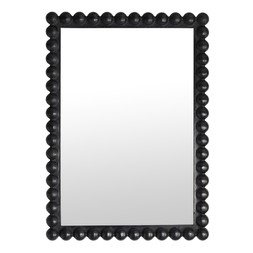 Bobbin Rectangular Mirror Black 50X70 €250
