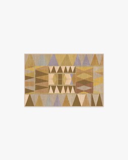 Ruggable Jungalow Collection Cadra Ochre 60 x 90cm Flatwoven £99, Tufted £119