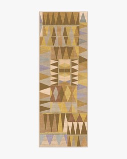 Ruggable Jungalow Collection Cadra Ochre 75 x 215cm Flatwoven £159, Tufted £189
