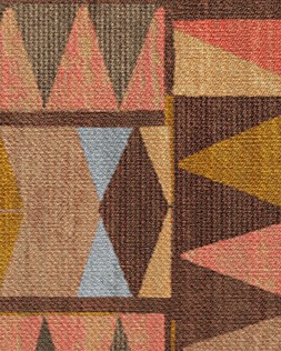 Ruggable Jungalow Collection Cadra Warm Brown 150 x 215cm Flatwoven £349, Tufted £479 (Detail)
