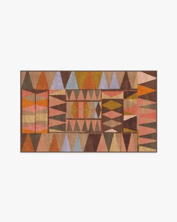 Ruggable Jungalow Collection Cadra Warm Brown 90 x 150cm Flatwoven £179, Tufted £239