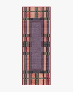 Ruggable - Jungalow Collection - Lad Mauve - 75 x 215 cm - Flatwoven £159, Tufted £189 (Aerial)- Embargoed until 2nd July 2026