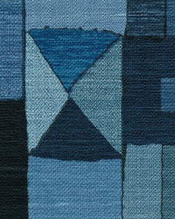 Ruggable Jungalow Collection Modra Indigo 150 x 215cm Flatwoven £349, Tufted £479 (Detail)