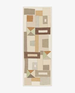 Ruggable Jungalow Collection Modra Natural Terra 75 x 215cm Flatwoven £159, Tufted £189