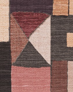 Ruggable - Jungalow Collection - Modra Warm Brown - 150 x 215 cm - Flatwoven £349, Tufted £479 (Flatwoven Detail)-  Embargoed until 2nd July 2026