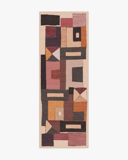 Ruggable - Jungalow Collection - Modra Warm Brown - 75 x 215 cm - Flatwoven £159, Tufted £189 (Aerial)-  Embargoed until 2nd July 2026