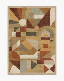 Ruggable - Jungalow Collection - Orilla Natural - 150 x 215 cm - Flatwoven £349, Tufted £479 (Aerial)-  Embargoed until 2nd July 2026