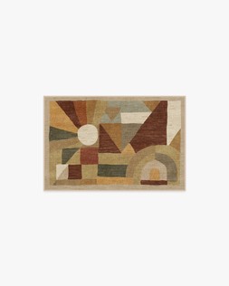 Ruggable - Jungalow Collection - Orilla Natural - 60 x 90 cm - Flatwoven £99, Tufted £119 (Aerial)-  Embargoed until 2nd July 2026