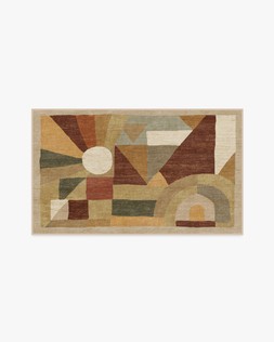 Ruggable - Jungalow Collection - Orilla Natural - 90 x 150 cm - Flatwoven £179, Tufted £239 (Aerial)-  Embargoed until 2nd July 2026