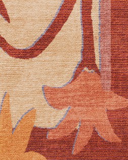 Ruggable - Jungalow Collection - Sabal Cream Sunset - 150 x 215 cm - Flatwoven £349, Tufted £479 (Detail)- EMBARGOED UNTIL 2ND JULY 2026