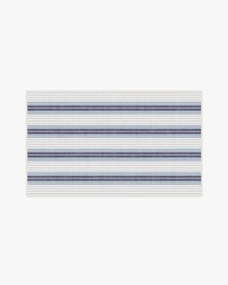Cosette Stripe Ivory & Indigo Rug 90x150 £139