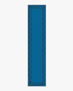 Matthew Williamson Serpent Border Azure Rug 75x365 Flatwoven - £289.00