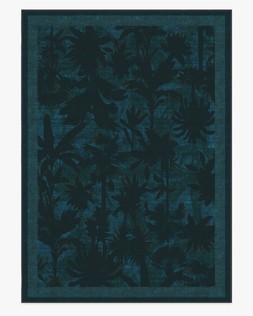 Matthew Williamson Twilight Forest Midnight Rug 305x425 flatwoven - £989.00