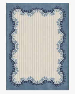 Sanderson Oxbow Indigo Tufted Rug 245 x 305 £619