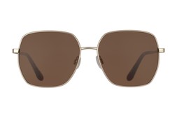 Barbour BAS-3100 Square Gold & Tort Women's Sunglasses