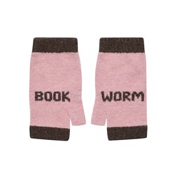 Bookworm Mittens in Calamine & Cocoa £42