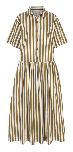 Beyond Nine Nicky Dress - Dune Stripe £169