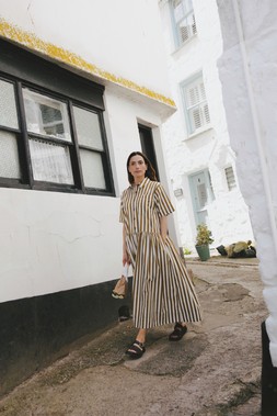 Nicky Cotton Poplin Midi Dress £169
