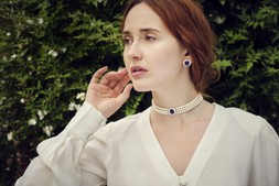 Lady Diana Style Choker Necklace £49 and earrings £28 by Lovett & Co