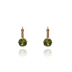 N OLIVE CUSHION CUT EARRINGS £24 BY LOVETT & CO