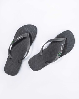 Mens Classic Brazil II Flip Flops Grey - £20