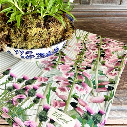 Country Verge - Blue Stripe - Tea Towel