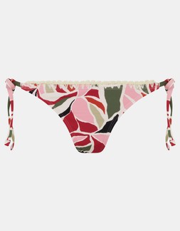Abstract Tie Side Bikini Bottoms Multi