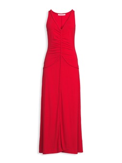 Michelle Keegan Plait Detail Jersey Midaxi Dress - Red - £45