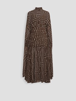 Michelle Keegan x Very POLKA DOT CAPE MAXI CHIFFON DRESS, £80