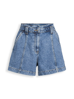 Michelle Keegan Relaxed Denim Short - Midwash - £30