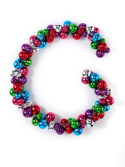 WJHUD The Very Collection Multi Colour Bauble Garland £33