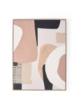 WPPTN The Very Collection Revive Brown Abstract Canvas £30