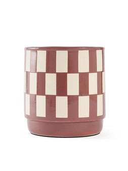 WPPUC​ The Very Collection Ceramic Checkerboard Planter​ £25