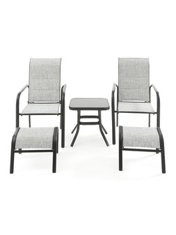 WS7WT The Very Collection Miami 5 Piece Lounger Set £199