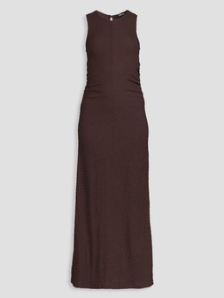 WSI4N The Very Collection Ruched Side Textured Maxi Dress £28