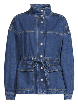 X5GYG The Very Collection Funnel Neck Denim Co Ord Jacket £50