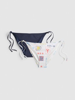 PRIMARK 2PK MIX AND MATCH TIE SIDE PANT £5 €6 $9 RON40 PLN34 CZK210