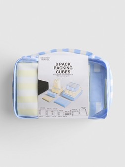 PRIMARK 8 PK PACKING CUBE MULTI £8 €8 $12.50 RON40 PLN34 CZK210
