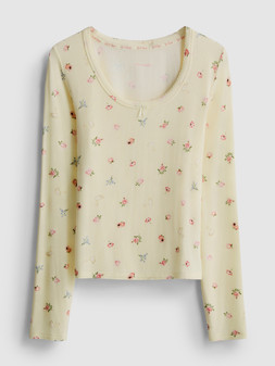 PRIMARK AOP RIB LS TOP, £10, €12, RON60, PLN50, CZK310, HUF4400