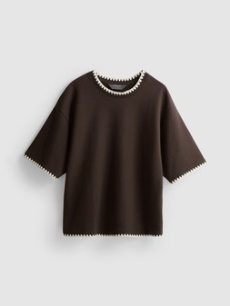 PRIMARK CROCHET TRIM SWEAT £10 €12 $16 RON60 PLN50 CZK310 (2)